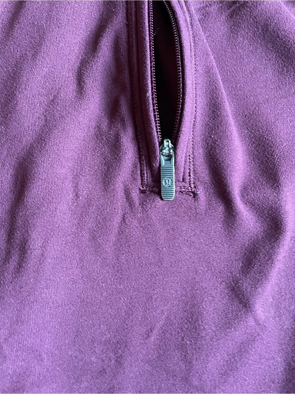 Lululemon Warm Stabilizer 1/2 Zip Hoodie Garnet Women's 6